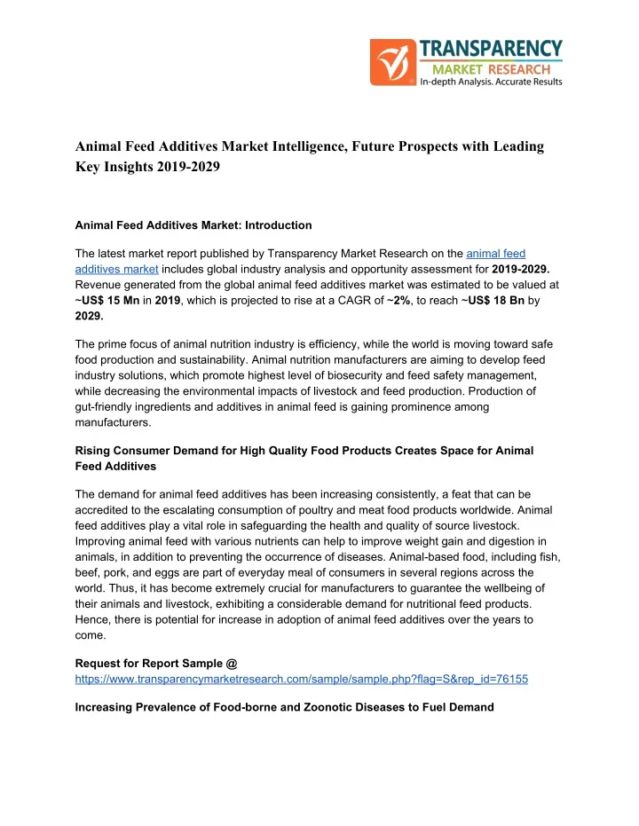 animal feed additives market intelligence future