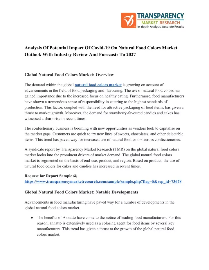 analysis of potential impact of covid