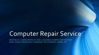 Computer Repair Service in Chadds Ford, PA
