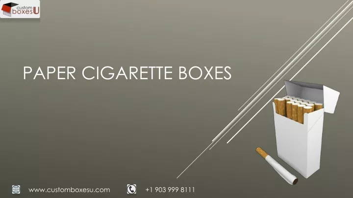 paper cigarette boxes