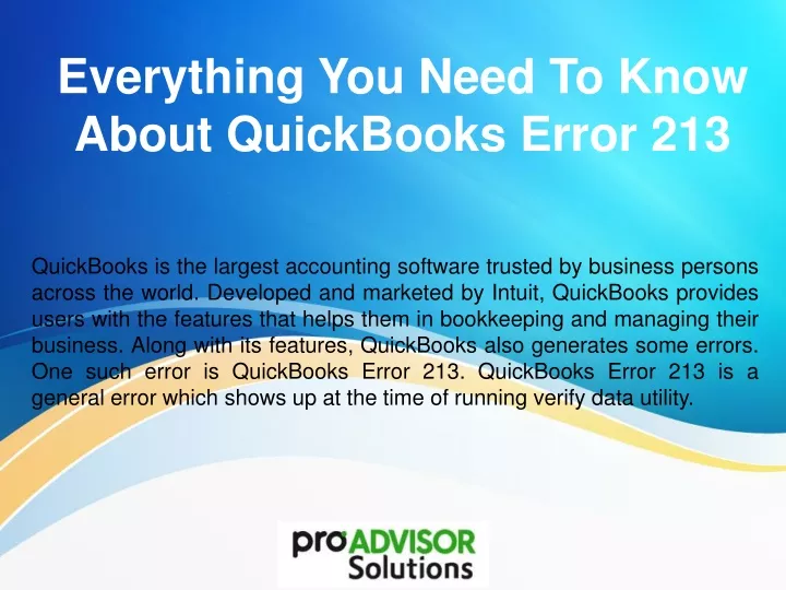 everything you need to know about quickbooks error 213
