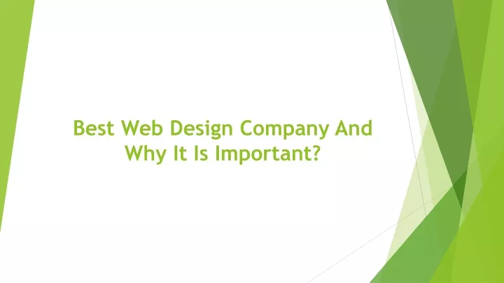 best web design company and why it is important