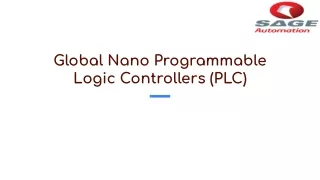 global nano programmable logic controllers plc