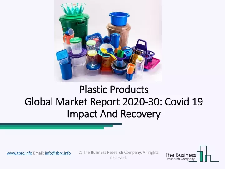 plastic products global market report 2020 30 covid 19 impact and recovery