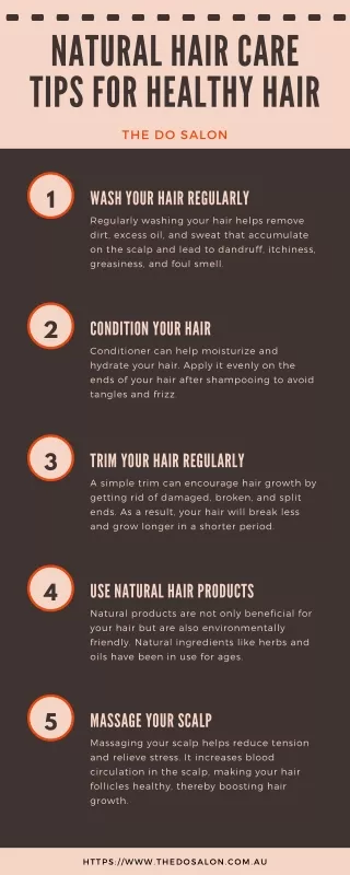 Natural Hair Care Tips For Healthy Hair