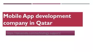 mobile app development company in qatar