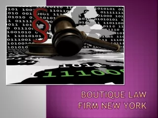 Boutique Law Firm New York – Why Should You Hire A Real Estate Attorney