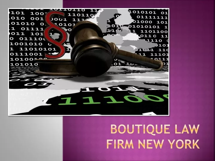 boutique law firm new york