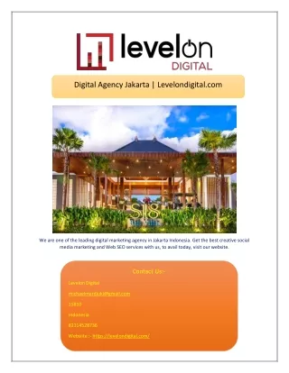 digital agency jakarta levelondigital com