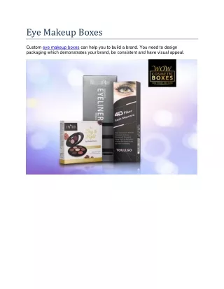 eye makeup boxes