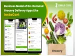 Business Model of On-Demand Grocery Delivery Apps Like InstaCart - slide 1