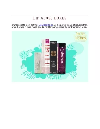 lip gloss boxes