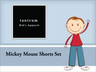 Mickey Mouse Shorts Set
