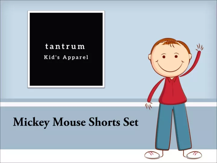 mickey mouse shorts set