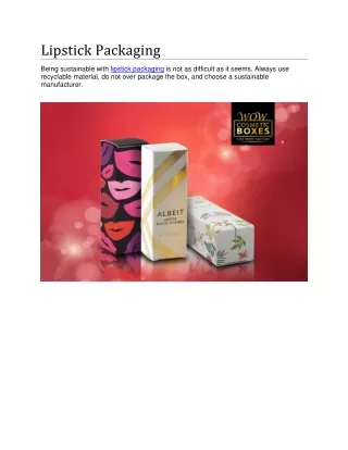 lipstick packaging
