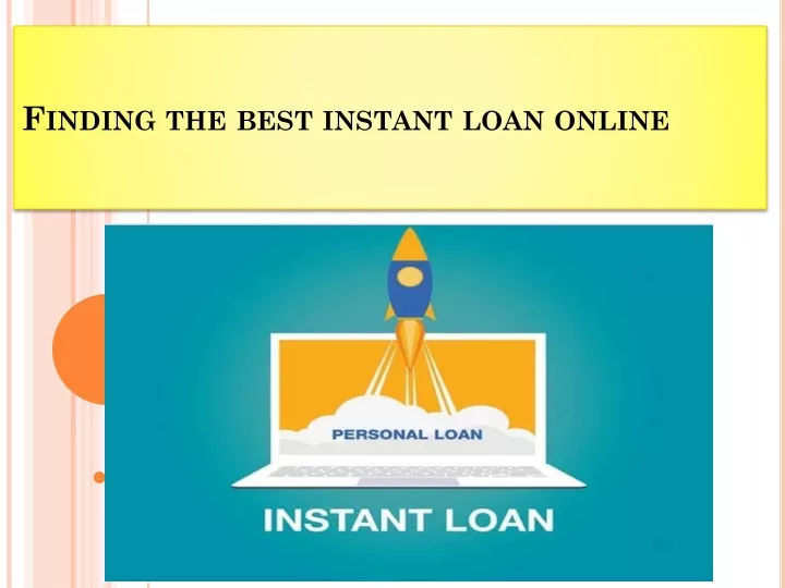 finding the best instant loan online