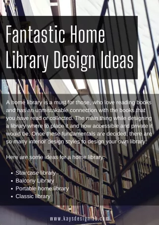 fantastic home library design ideas