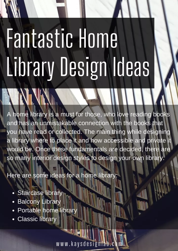 fantastic home library design ideas