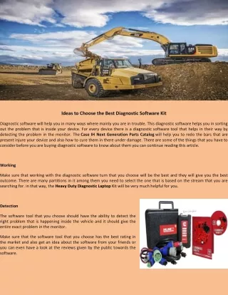 Caterpillar Heavy Duty Diagnostic Laptop