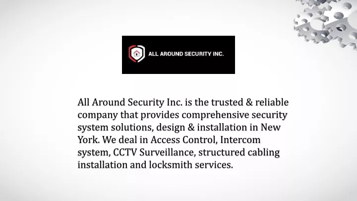 all around security inc is the trusted reliable