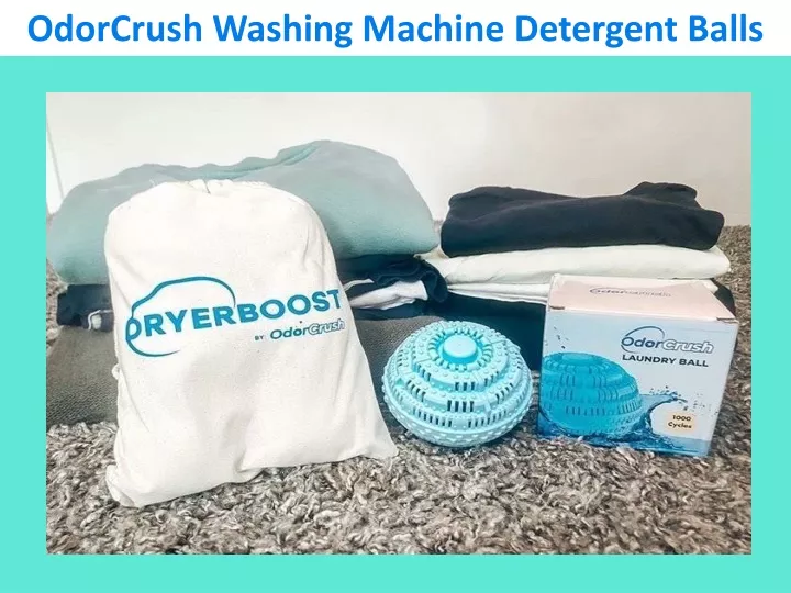 odorcrush washing machine detergent balls