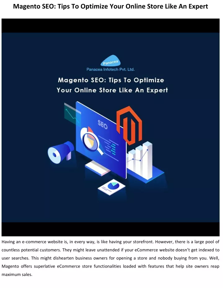 magento seo tips to optimize your online store