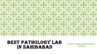 best pathology lab in sahibabad