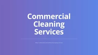 Commercial Cleaning Services Lynchburg VA