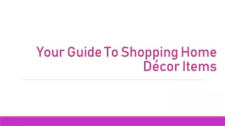 Shop Home Decor Items
