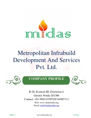 metropolitan infrabuild development and services