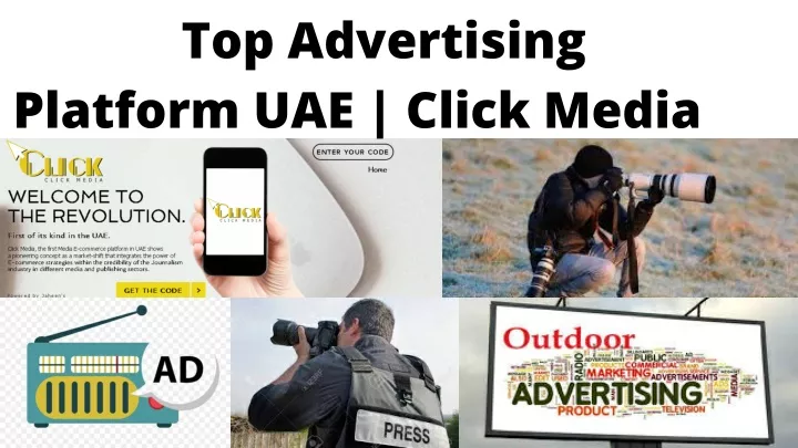 top advertising platform uae click media