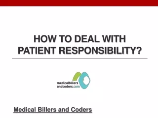 how to deal with patient responsibility