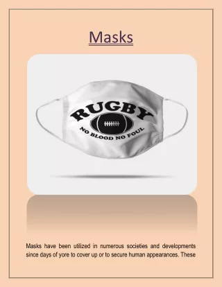Masque Rugby All Black Nouvelle Zelande