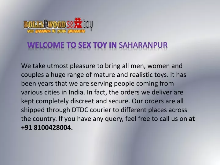 w elcome t o sex toy in saharanpur