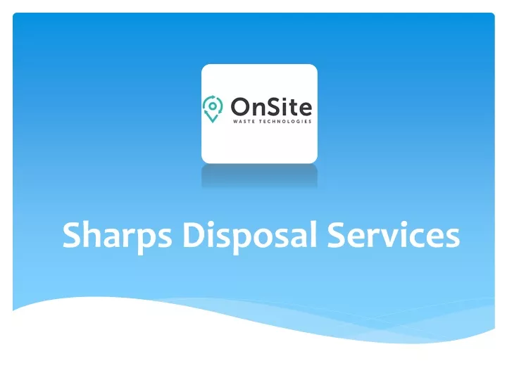 sharps disposal services