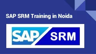 SAP SRM Training in Noida