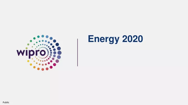 energy 2020