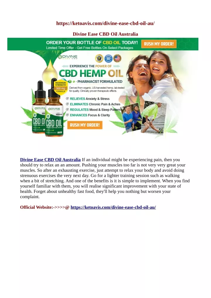 https ketoavis com divine ease cbd oil au