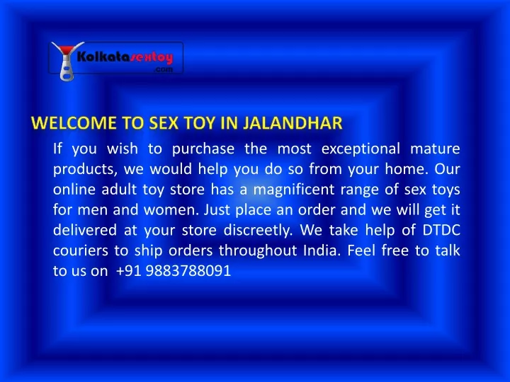 w elcome t o sex toy in jalandhar