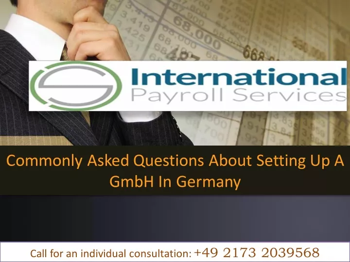 commonly asked questions about setting up a gmbh