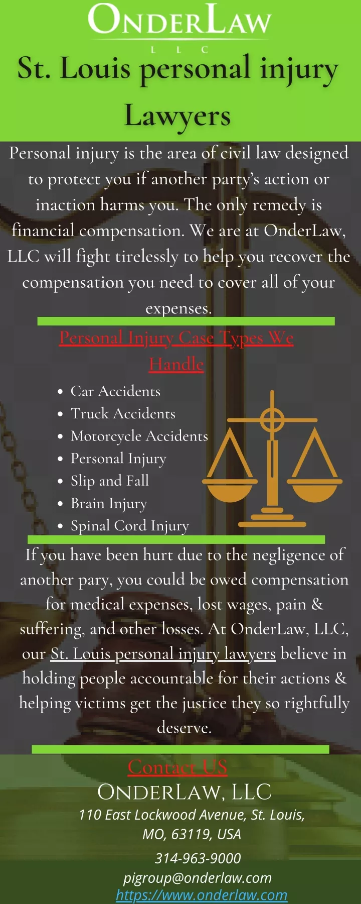 personal injury is the area of civil law designed