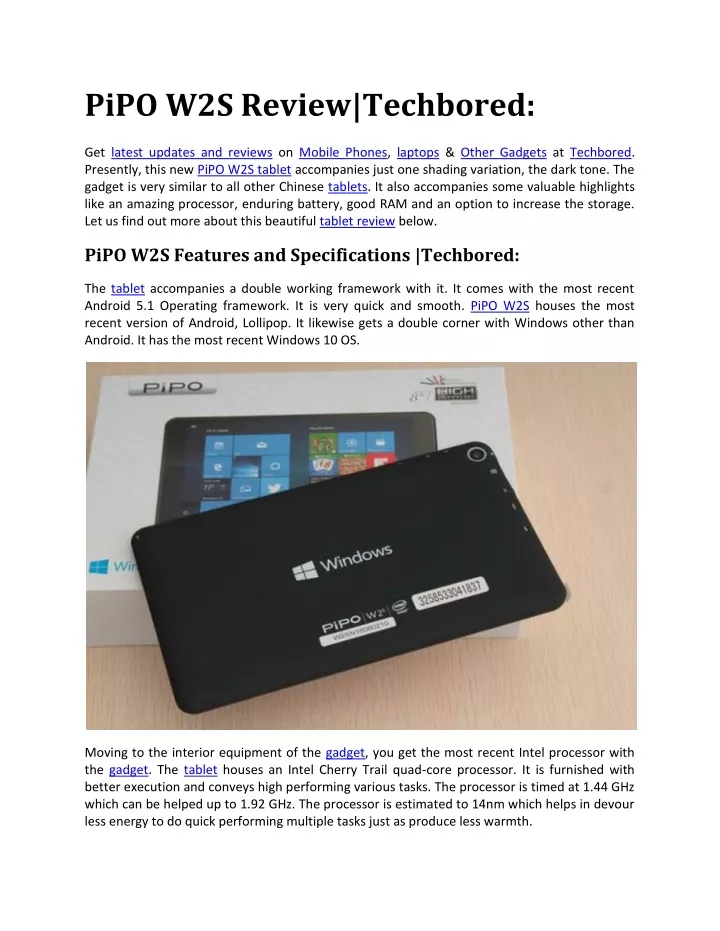 pipo w2s review techbored