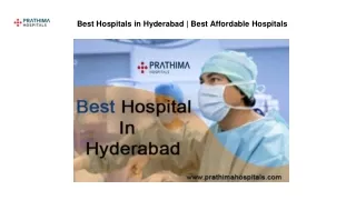Best Hospitals in Hyderabad | Best Affordable Hospitals