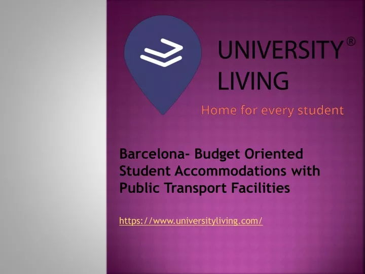 barcelona budget oriented student accommodations
