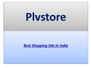 Plv Great Indian Shopping - Sale Is Live