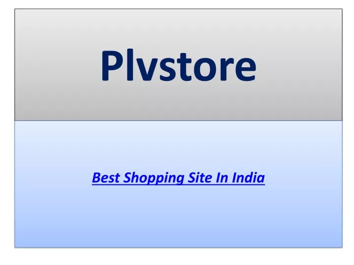 plvstore