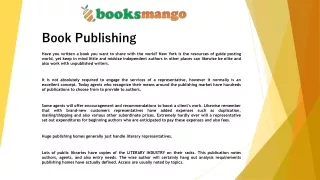book publishing