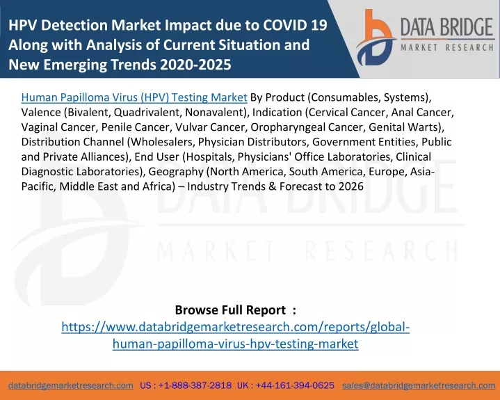 hpv detection market impact due to covid 19 along