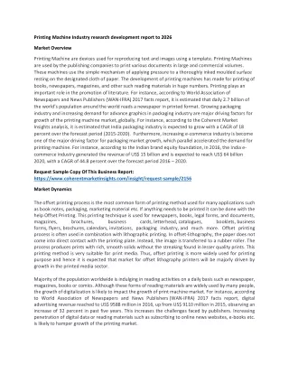 printing machine industry research development