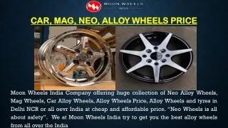 Car, Mag, Neo, Alloy Wheels Price
